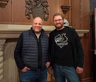 Zu einem Dino-Palaver laden Stefan Schröder und Dr. Achim Schwermann ein. <br>Foto: Achim Schwermann 