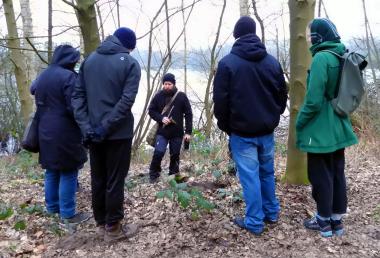 Den Tieren auf die Spur gehen können Interessierte mit Michael Hewing auf der Exkursion der Artenakademie des LWL-Museums für Naturkunde. <br>Foto: ©Michael Hewing