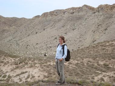 Dr. Manja Hethke gibt in ihrem Vortrag im LWL-Museum für Naturkunde Einblicke in die mesozoischen Fossillagerstätten Chinas.<br>Foto: (C)privat/Manja Hethke