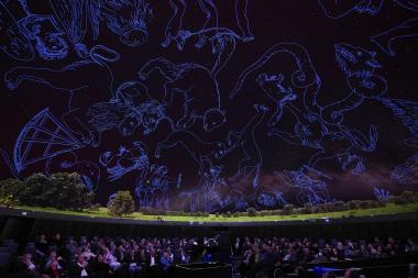 Im Planetarium können Pfingsten verschiedene astronomische Shows besucht werden.<br>Foto: LWL/Kainulainen