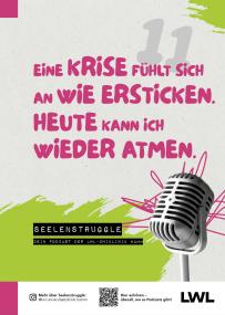 Psychische Ausnahmezustände verstehen: In der neuen Folge des Podcasts Seelenstruggle geben Betroffene und Experten der LWL-Universitätsklinik Hamm Einblicke in den Alltag auf Akutstationen und zeigen Wege aus der Krise auf.