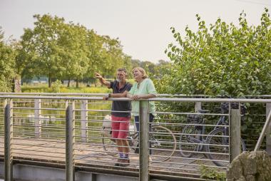 Bei einer Radtour mit Herbert Niewerth gibt es viel zu entdecken.<br>Foto: LWL / Julia Gehrmann