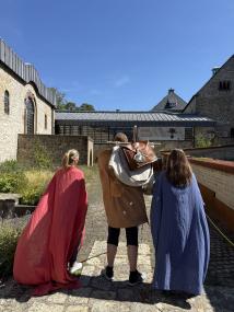 Zur Paderborner Museumsnacht halten die Römer:innen Einzug ins LWL-Museum in der Kaiserpfalz.<br>Foto: LWL/ S. Mika 