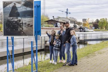 Am Sonntag (30.8.) findet im Schiffshebewerk wieder eine Führung speziell für Familien statt.<br>Foto: LWL / Julia Gehrmann 