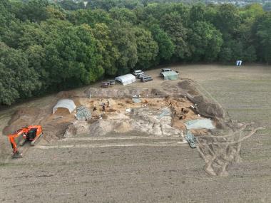 Blick auf die Ausgrabungsstätte im Dortmunder Westen. Foto: LWL/D. Riemenschneider