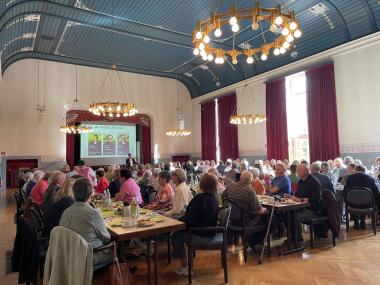Pensionärstreffen im LWL-Festsaal Warstein.<br>Foto: LWL/Franziska Holzfuß