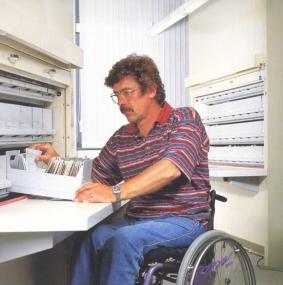 Die Zahl der arbeitslosen schwerbehinderten Menschen ist im August nur leicht gesunken. <br>Foto: LWL</br>