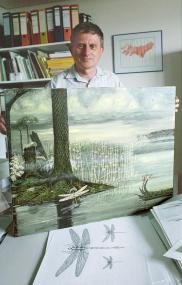 Wolfgang Sippel mit einem fertigen Werk
