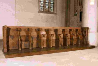 Das mittelalterliche Chorgestühl der Marienkirche in Lippstadt hat der LWL zum Denkmal des Monats Januar gekürt. <br>Foto: Thomas Kleinert/Rheda-Wiedenbrück</br>