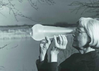 Blick durch das 'Zeitglas' von Heikko Schulze Höing.<br>Foto: LWL</br>