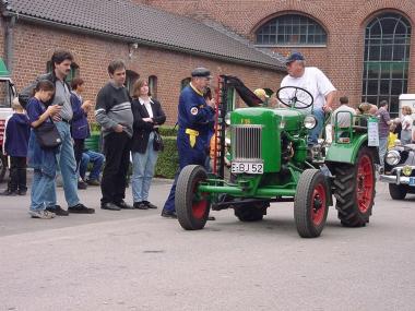 Historische Trecker rollen am Wochenende über das Museumsgelände der Zeche Zollern II/IV.<br>Foto: LWL</br>