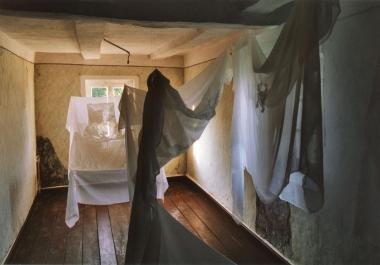 Im Mittelpunkt der Arbeitstagung stand das Haus als aussagekrätiges Zeugnis der Alltagskultur, dabei hat das LWL-Freilichtmuseum in seinem 'Haus der Gefühle' einen künstlerischen Weg eingeschlagen. <br>Foto: LWL</br>