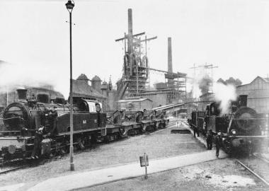Die Werkseisenbahn war eine bedeutende Lebensader für die Henrichshütte.<br>Foto: LWL</br>