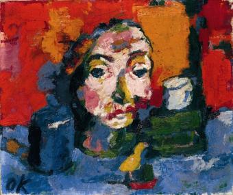 Oskar Kokoschka (1886-1976), Stilleben mit Maske, Öl auf Leinwand, 49 x 59,5 cm.<br>Foto: LWL</br>