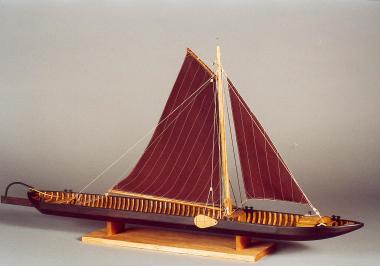 Ein Kohlenschiff aus der Zeit um 1840 stand Modell für den Museumsnachbau.<br>Foto: LWL</br>