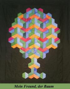 Die Arbeiten wie hier 'Mein Freund, der Baum' von M. Luisa Elfe sind noch bis zum 27. April im LWL-Textilmuseum zu sehen.   <br>Foto: LWL</br>