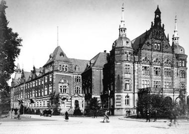 Das Landeshaus in Münster 1928. <br>Foto: LWL</br>