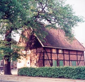 Das Armenhaus an seinem ursprünglichen Standort in Rinkerode.  <br>Foto: LWL</br>