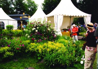 Die Teilnehmer des LWL-Gartenkunst-Symposiums diskutierten auch die immer populärer werdenden Gartenmessen.   <br>Foto: LWL/Holzrichter</br<