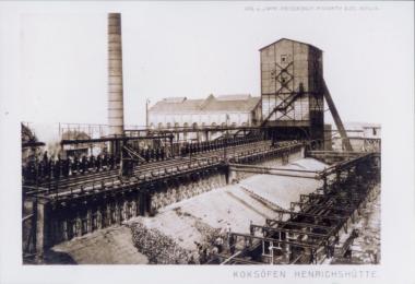 Die Koksöfen der Henrichshütte, 1950er Jahre<br>Foto: LWL</br>