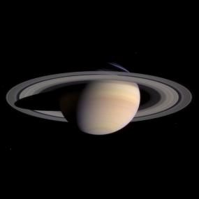 Gesamtaufnahme des Saturn vom 7.Mai 2004 <br>Foto: NASA/JPL-Caltech</br>