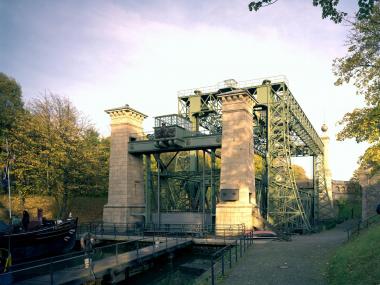 Abendstimmung am Schiffshebewerk.<br>Foto: LWL</br>