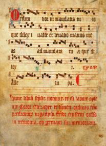 Diese Handschrift aus dem Nonnenkloster Paradies (Soest) ist um 1350 entstanden.<br>Foto: LWL</br>