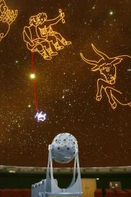 Das LWL-Planetarium zeigt bis tief in die Nacht seine Programme<br>Foto: LWL/Egbert</br>