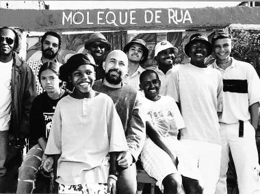 Die brasilianische Gruppe "Moeque de Rua" präsentiert bei der "OWL- Weltnacht" am Donnerstag Musik mit Perkussionsinstrumenten aus Recycling-Material. <br>Foto: LWL</br>