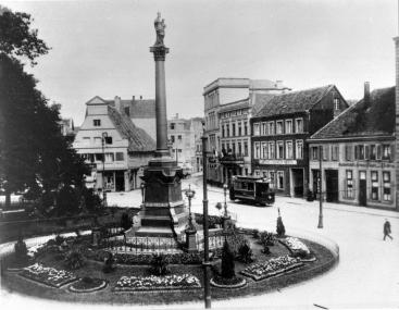 Der Marienplatz in Münster um 1925.<br>Foto: LWL</br>