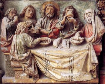 Das Relief vom Westlettner des Doms in Naumburg zeigt das Abendmahl und entstand um 1250/1260. <br> Foto: LWL/Köpf.</br>