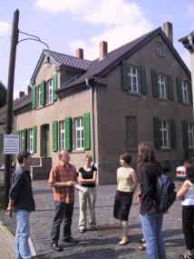 Kleinkolonie Am Rübenkamp mit den denkmalgeschützten Häusern des Westfälischen Industriemuseums Zeche Hannover.<br>Foto: LWL</br>