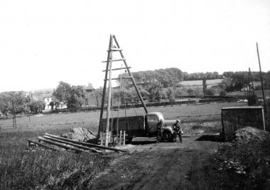 Kleinzeche ¿Ingeborg¿ mit Dreibaum (1957)