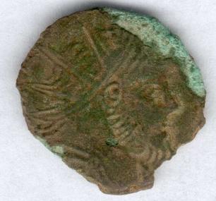 Die in münstersche Altstadt gefundene römische Münze.<br>Foto: LWL</br>