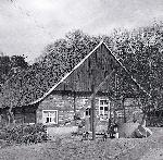 Dieses Foto eines Kötterhauses in Gemenwirthe (Kreis Borken) hat der frühere Museumsleiter Josef Schepers um 1940 gemacht. 	<br>Foto: LWL/Schepers</br>