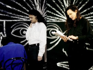 Mit Betroffenen in Szene gesetzt: ¿Aus dem Tagebuch eines Stimmenhörers¿.  <br>Foto: Kuk-Theater</br>