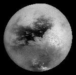 Titan-Aufnahme von der Saturn-Sonde CASSINI. <br>Foto: NASA/ESA</br>