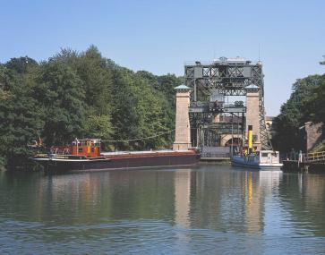Die Radtour durch die Kanalgeschichte beginnt beim LWL- Industriemuseum Altes Schiffshebewerk Henrichenburg<br>Foto: LWL</br>