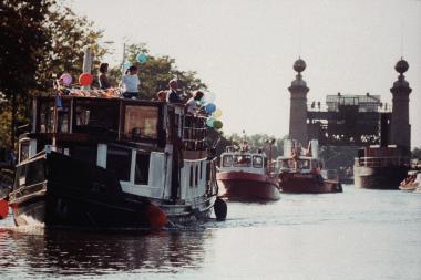 Die Radtour verbindet die beiden Standorte des LWL-Industriemuseums Altes Schiffshebewerk Henrichenburg...