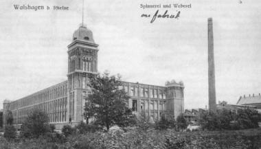 Sonderausstellung und Katalog präsentieren Fabrikschlösser, wie zum Beispiel die Walshagenspinnerei bei Rheine. <br>Repro: LWL<br />