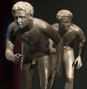 Die Läufer aus Bronze waren eine der größten Attraktionen in der Herculaneum-Ausstellung.<br>  Fotos: LWL<br />
