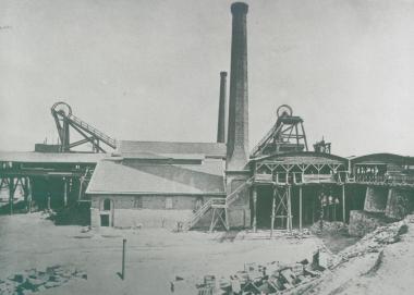 Die Zeche Hibernia im Jahr 1860. <br/>Repro: WIM