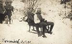 Max und Käthe Cohen-Blühdorn im Winterurlaub 1921. <br/>Foto: Stadtarchiv Bocholt, Sammlung Eduard Westerhoff