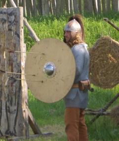 Der Spangenhelm war ein wichtiger Teil der spätrömischen Militärausrüstung. <br>Foto: Norbert Reuther.<br />