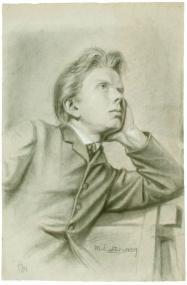 Jugendliches Selbstbildnis, 1884. Foto: Schiller-Nationalmuseum/Deutsches Literaturarchiv Marbach am Neckar