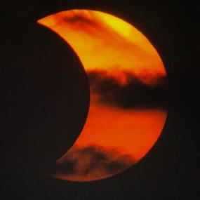 Sonderprogramm zur partielle Sonnenfinsternis im LWL-Planetarium.<br/>Foto: Pellengahr