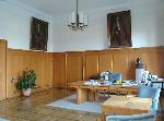 Die in den 1950er Jahren entstandenen Räume im Schloss, wie hier das Zimmer des Rektors, verraten viel über das Repräsentationsverständnis der Nachkriegszeit.<br>Foto: LWL/Nieland<br />