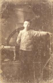 Ein neues Dokument: Schlosserlehrling Karl Josephy, Spinnerei Herding vor dem Ersten Weltkrieg. Repro: LWL