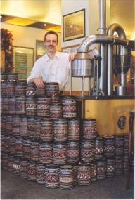 Stefan Bös in seiner Kaffeerösterei in Lemgo (Kreis Lippe). <br>Foto: privat<br />