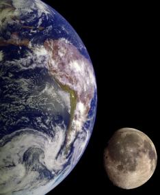 Sonne, Mond und Sterne gehen im September auf im LWL-Planetarium Münster.                    Foto: NASA